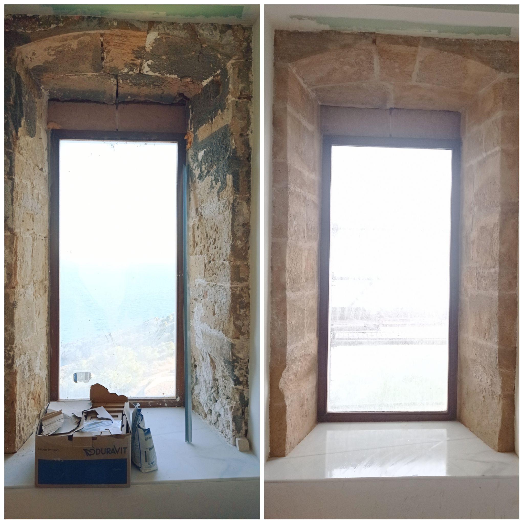 Ventana del parador de Ibiza